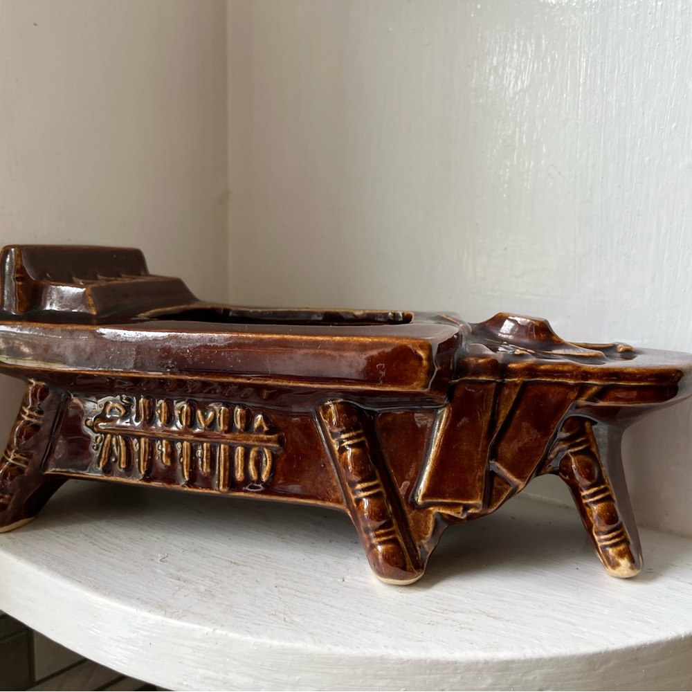Vintage McCoy Cobbler Bench Planter